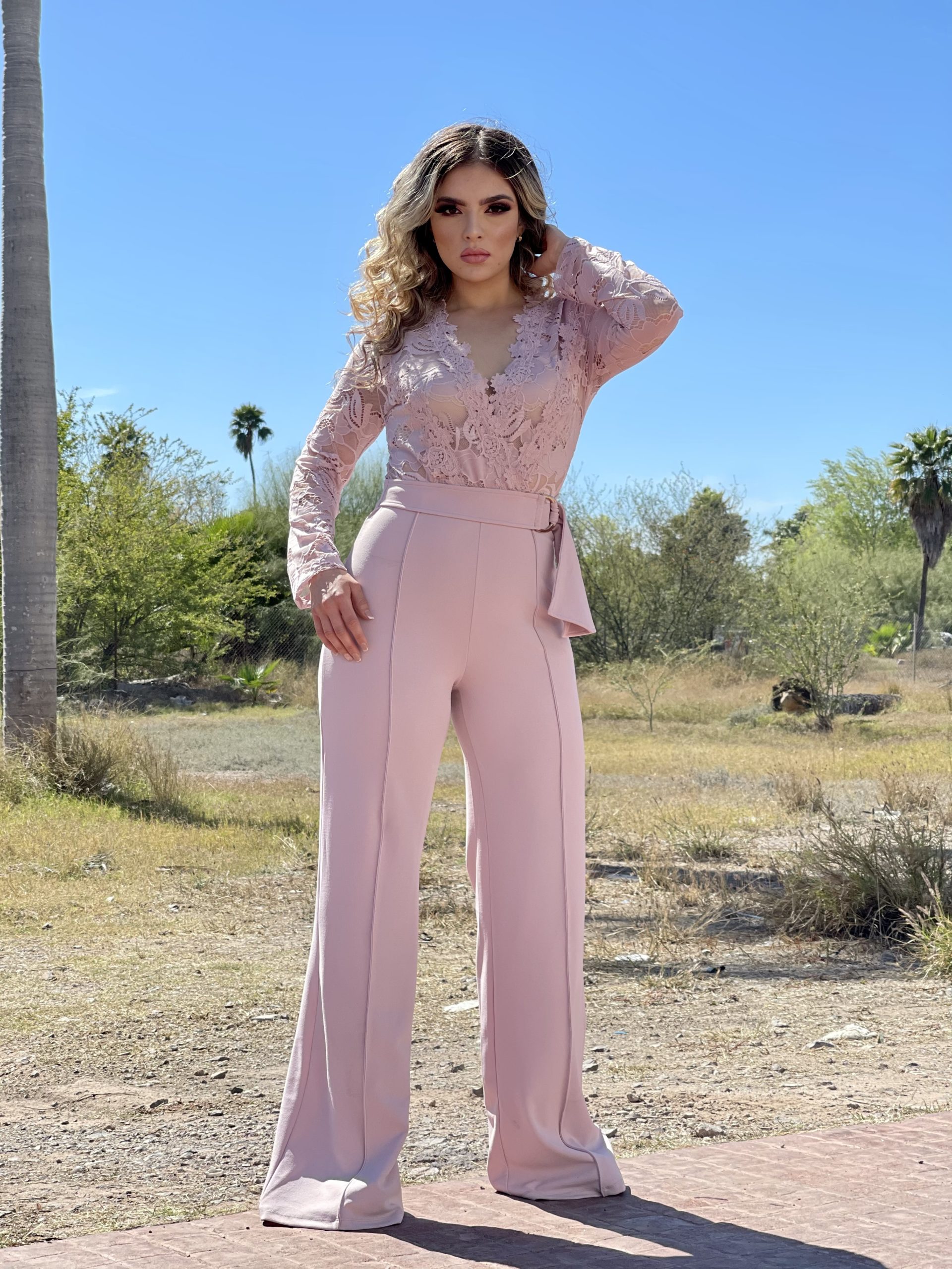PALAZO CON ENCAJE - INNA Boutique