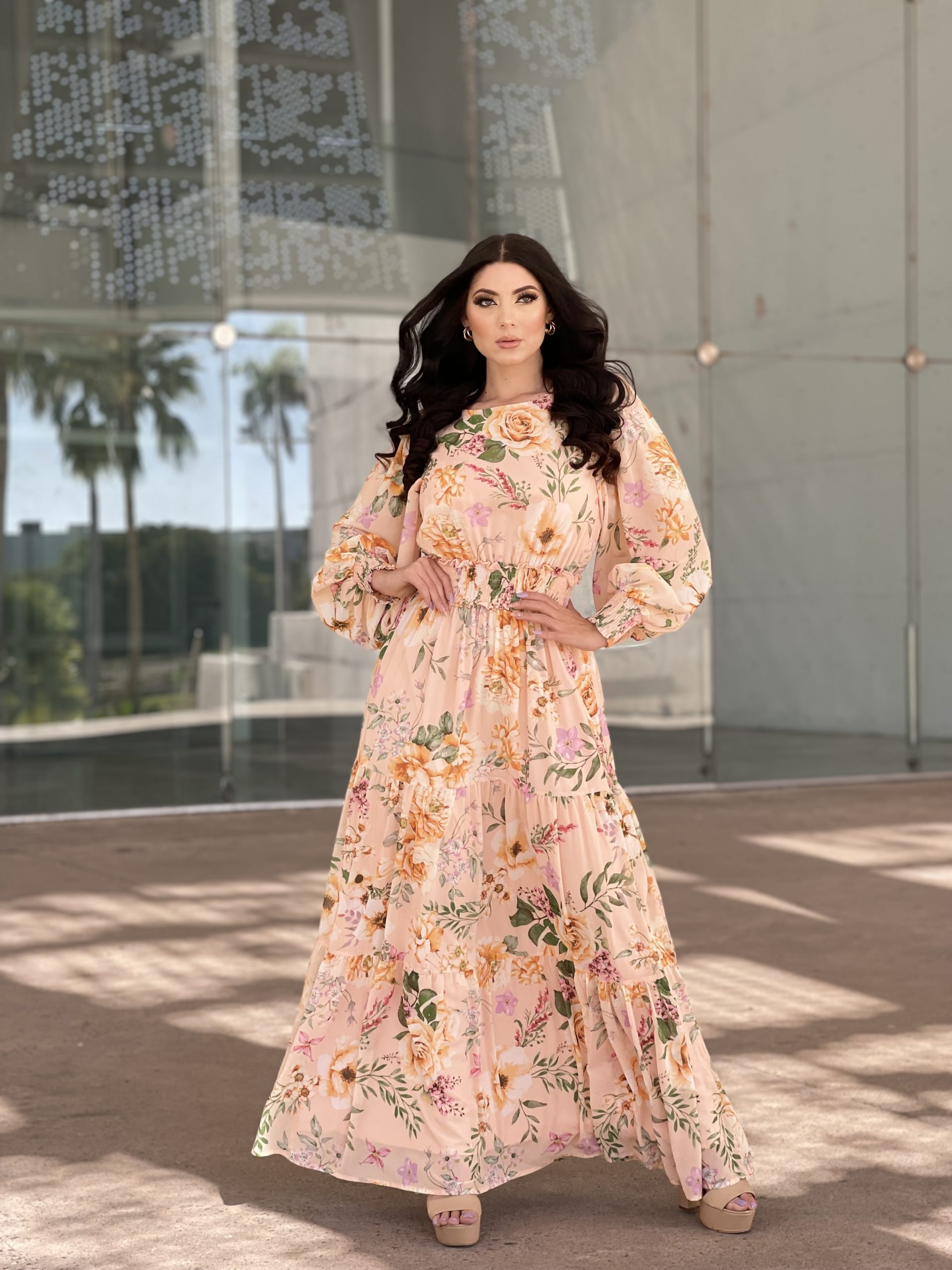 MAXI VESTIDO FLORES - INNA Boutique